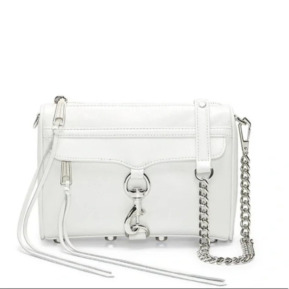 Rebecca Minkoff Mini Mac Bag - White - Genuine Leather